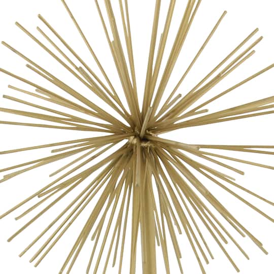CosmoLiving by Cosmopolitan Gold Tin Contemporary Geometric Sculpture Set